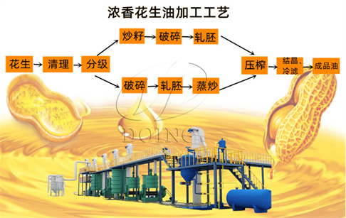 浓香型花生油是怎么加工的?